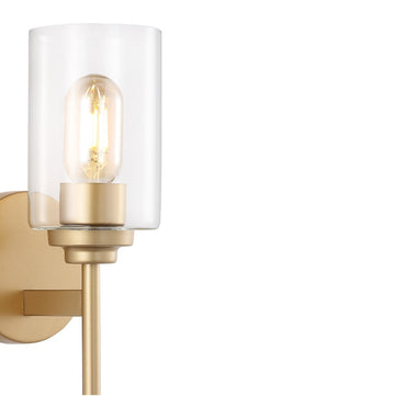 Juno Farmhouse Industrial Iron Cylinder LED Sconce - JONATHAN Y